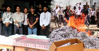 নারায়ণগঞ্জে রাজস্ব ফাঁকি দিয়ে উৎপাদিত সিগারেট কারখানায় র‌্যাবের অভিযান